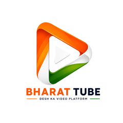 Bharat Tube Logo - Desh Ka Video Platform